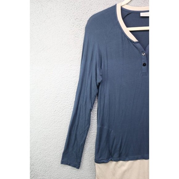 LOGO by Lori Goldstein Long Sleeve Tunic Top-Size Small-Pockets-Lagenlook-BOHO - Picture 4 of 12